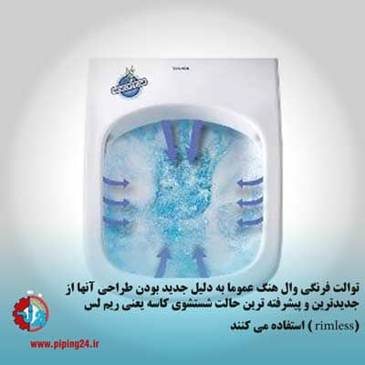 انواع توالت فرنگی وال هنگ 5
