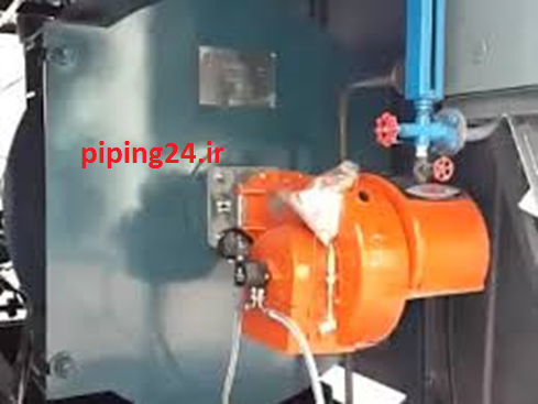 سرویس و تنظیم مشعل موتورخانه 1