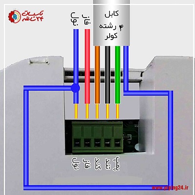 نحوه نصب کلید کولر آبی هوشمند 6
