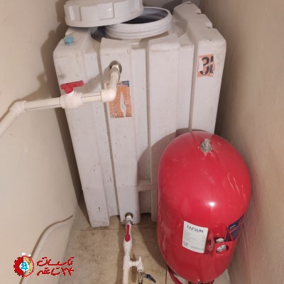 نصب پمپ آب خانگی و منبع در رشت3